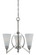 Canroe Three Light Chandelier in Brushed Steel (225|FX-3508/3)