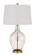 Bancroft One Light Table Lamp in Clear/Antique Brass (225|BO-2971TB)