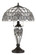 Tiffany Three Light Table Lamp in Black (225|BO-2943TB)