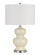 Bergamo Two Light Table Lamp in Ivory White (225|BO-2884TB-2-WHT)