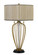LaVal Two Light Table Lamp in Antique Brass/Black (225|BO-2859TB)