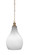 Carina One Light Pendant in New Age Brass (200|93-NAB-4661)