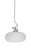 Capri One Light Pendant in Brushed Nickel (200|900-BN-216)
