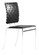 Criss Cross Dining Chair in Black, Chrome (339|333012)