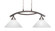 Bow Two Light Island Pendant in Brushed Nickel (200|872-BN-2121)