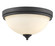 Bordeaux Three Light Flush Mount in Bronze (224|435F3-BRZ)