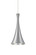 Rondo One Light Pendant in Satin Nickel (74|1XT-RONDO-LED-SN)