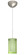 Pahu One Light Pendant in Satin Nickel (74|1XC-L44007-LED-SN)