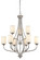 Cardinal Nine Light Chandelier in Brushed Nickel (224|434-9-BN)