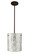 Tamburo One Light Pendant in Bronze (74|1TT-4006SS-LED-BR)