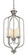 Cardinal Three Light Chandelier in Brushed Nickel (224|434-31-BN)