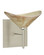 Hoppi One Light Wall Sconce in Satin Nickel (74|1SW-191383-SN-SQ)