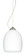 Lucia One Light Pendant in Satin Nickel (74|1KX-169707-SN)