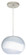 Luna One Light Pendant in Satin Nickel (74|1JT-477699-SN)