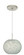 Luna One Light Pendant in Satin Nickel (74|1JT-477619-SN)