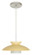 Trilo One Light Pendant in Satin Nickel (74|1JT-451397-SN)