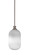 Carina One Light Pendant in Brushed Nickel (200|74-BN-4601)