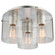 Henley Three Light Flush Mount in Brushed Aluminum & Clear Glass (78|AC11524CL)