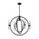 Anglesey Six Light Chandelier in Matte Black & Harvest Brass (78|AC11456)