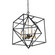 Roxton Four Light Chandelier in Matte Black & Harvest Brass (78|AC11204)