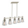 Clarence Five Light Island Pendant in Brushed Nickel (78|AC10764BN)