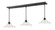 Annora Three Light Linear Chandelier in Olde Bronze (224|428MP14-3OB)