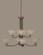 Apollo Eight Light Chandelier in Graphite (200|578-GP-751)