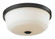 Montego Three Light Flush Mount in Coppery Bronze (224|411F3)