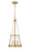 Prescott Three Light Pendant in Rubbed Brass (224|341P12-RB)