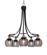 Paramount Five Light Chandelier in Matte Black & Brushed Nickel (200|3415-MBBN-5112)