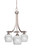 Paramount Three Light Chandelier in Brushed Nickel (200|3413-BN-4811)