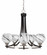 Paramount Five Light Chandelier in Matte Black & Brushed Nickel (200|3405-MBBN-4109)