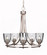 Paramount Five Light Chandelier in Brushed Nickel (200|3405-BN-461)