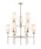 Emily Nine Light Chandelier in Brushed Nickel (224|3033-9BN)