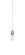 Vintage LED Mini Pendant in Aged Silver (200|282-AS-LED18C)