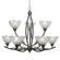 Bow Nine Light Chandelier in Brushed Nickel (200|279-BN-759)