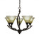 Bow Five Light Chandelier in Bronze (200|275-BRZ-750)