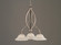 Bow Three Light Chandelier in Brushed Nickel (200|263-BN-431)