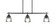 Odyssey Three Light Island Pendant in Matte Black (200|2636-MB-500)