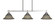 Odyssey Three Light Island Pendant in Brushed Nickel (200|2636-BN-603)