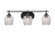 Odyssey Three Light Bath Bar in Matte Black (200|2613-MB-4812)