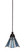 Any One Light Mini Pendant in Dark Granite (200|22-DG-9325)