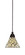 Any One Light Mini Pendant in Dark Granite (200|22-DG-9115)