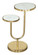 Marc Side Table in White, Gold (339|109354)