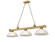 Cordon Three Light Billiard in Rubbed Brass (224|2306-3RB-DWL14)