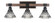Tacoma Three Light Bathroom Lighting in Matte Black & Painted Distressed Wood-look (200|1843-MBDW-9105)