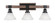 Tacoma Three Light Bathroom Lighting in Matte Black & Painted Distressed Wood-look (200|1843-MBDW-7195)