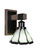 Tacoma One Light Wall Sconce in Matte Black & Painted Distressed Wood-look (200|1841-MBDW-9125)