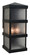 Barcelona Two Light Wall Mount in Satin Black (37|BAW-8CLR-BK)
