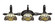 Eleganté Three Light Bath Bar in Dark Granite (200|163-DG-9975)